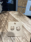 Earrings - wood