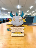 Emotional support animal desk buddy