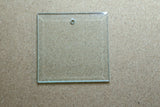 Square glass ornament - 20 pack