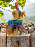 Wine bottle holder, octopus