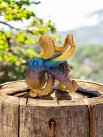 Wine bottle holder, octopus