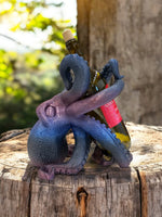 Wine bottle holder, octopus