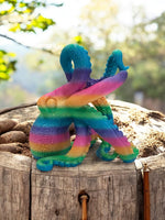 Wine bottle holder, octopus