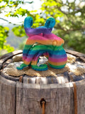 Wine bottle holder, octopus