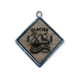 Pewter diamond setting frame - 1.5625"