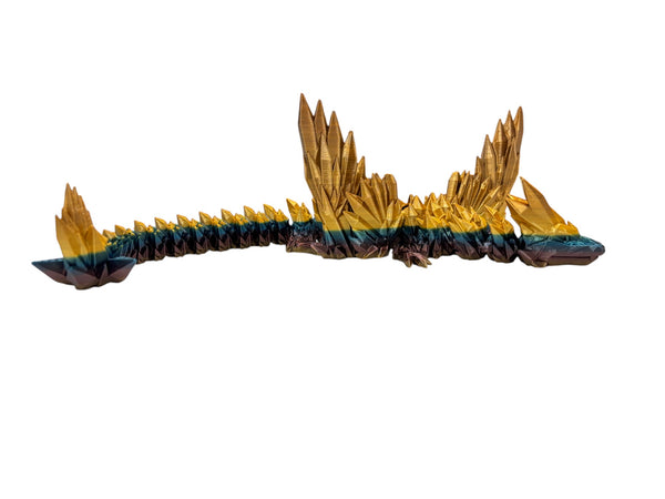 Crystal dragon, winged large