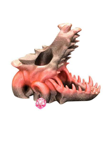 Dragon skull dice tower